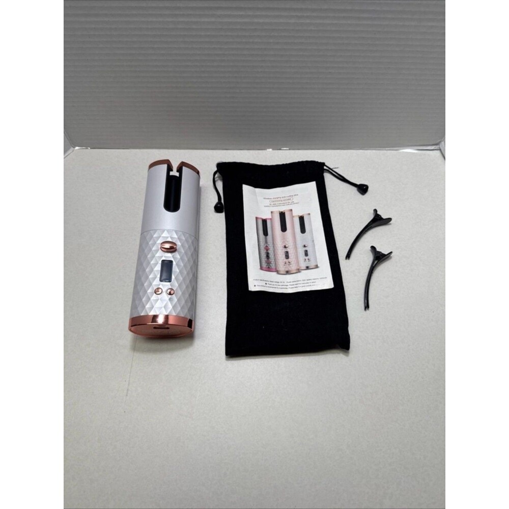 Automatic USB Cordless Cordless Hair Curler Curling Iron LCD Display Hair Style